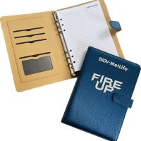 Sổ tay bìa da, gáy còng