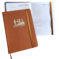 Sổ tay bìa da, gáy dán 3 Qua tang Dolphin So tay bia da gay dan 4